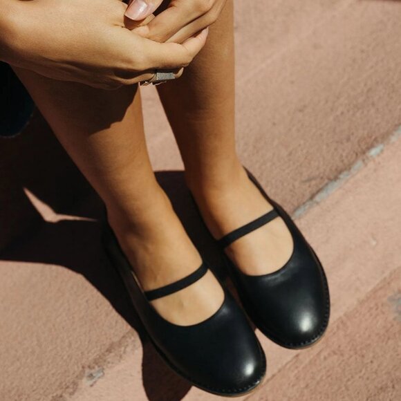 NEW KELSI DAGGER Leather Harper Ballet Flats in black for women 825 4m2 - Picture 7 of 7